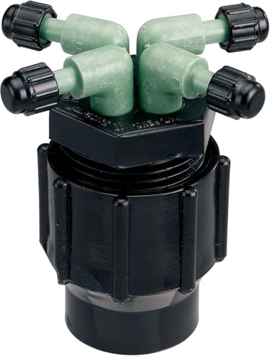 5-Pack Orbit Drip Irrigation System 4-Port Watering Manifold, 1/4" Dripper Tube - 67025