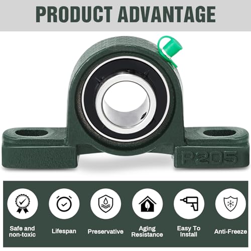 Gisafai 8 Pcs UCP205-16 Pillow Block Bearing with 5/8" Bore - style: UCP205-16