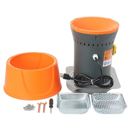 Grain Mill Corn Grinder 1000W 110V Electric Feed Grinder Mill 3 Sieves 300kg/h Corn Grinder Dry Grain Mill for Wheat Barley Animal Feed 7L Funnel 19000 RPM Copper Motor Electric Grain Mill Oran