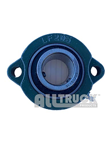 LF205 SB205-16 2 Bolt Flange for 1" Shaft Replacement Bearing with 3" Center to Center Bolt Pattern for Tarp Kits by ALL TRUCK PRODUCTS