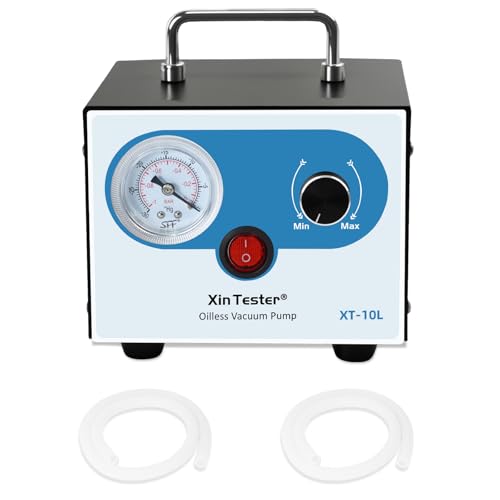 Adjustable 10L/Min Dual Pressure Lab Pump for Filtration,Portable & Oilless