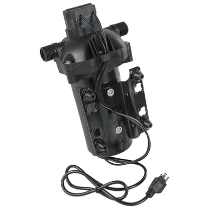 RV Water Pump, 115V AC 4.0 GPM 45 PSI, Self-Priming Diaphragm Pressure Pump - size: 4.0-115V-45