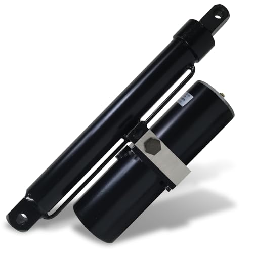 DC House Heavy Duty Hydraulic Linear Actuator 12" Stroke Length 8000N/1700LBS Linear Motion Actuators 12v Electric Waterproof for Recliner Chair Parts& Solar Tracker& TV Lift - size: 12"（300mm）
