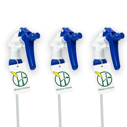 Heluva Green Spray Bottle Nozzle Replacement Tops, Blue 3 Pack - color: Blue, size: 3 Pack
