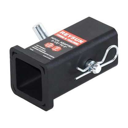 Trailer Hitch Adapter - 2.5 to 2 Inch, with Hitch Pin and Clip
