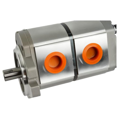Hydraulic Double Gear Pump 19.05mm HGP-33A-F8/8R - size: 19.05mm