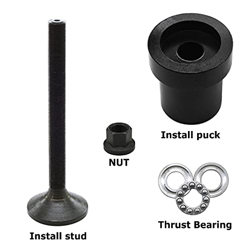Inner Axle Side Seal Installation Tool Compatible with Dana 30/44/60 Axles Front Differentials. With Thrust Bearing & Flange Nut