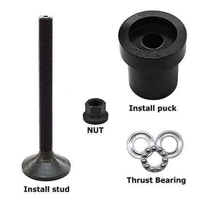 Inner Axle Side Seal Installation Tool Compatible with Dana 30/44/60 Axles Front Differentials. With Thrust Bearing & Flange Nut