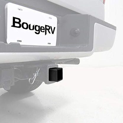 BougeRV 2-1/2" to 2" Trailer Hitch Adapter Insert Sleeve Receiver Converter | Makes Bike Rack & Cargo Carrier Fit Rear Hitch Converter, Fits 5/8" Hitch Lock Pin, 2.5 Inch to 2 Inch Hitch Reducer - size: 2.5'' to 2''