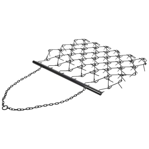 5x4.5FT Heavy Duty Chain Harrow Drag, Steel Field Leveler for ATV Tractor