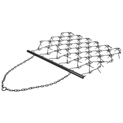 5x4.5FT Heavy Duty Chain Harrow Drag, Steel Field Leveler for ATV Tractor