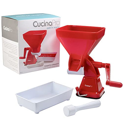 Tomato Strainer, Easily Juices w No Peeling Deseeding or Coring Necessary