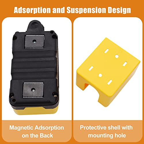 mankk Dump Trailer Remote Control Switch 12V DC Up Down Control Switch Single Double Acting Hydraulic Pump Power Supply Unit Remote Controller for Truck Lift Gate Cranes Wrecker