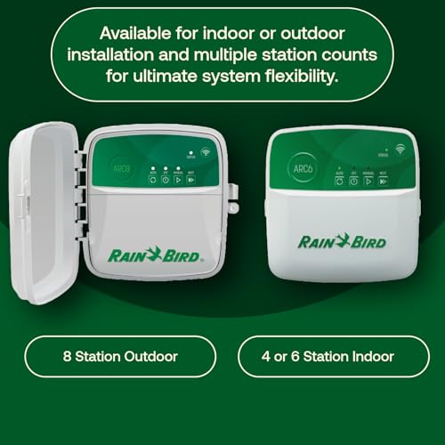 Rain Bird ARC4 Irrigation Controller, Smart WiFi, Indoor, 4-Station - style: Indoor 4-Station