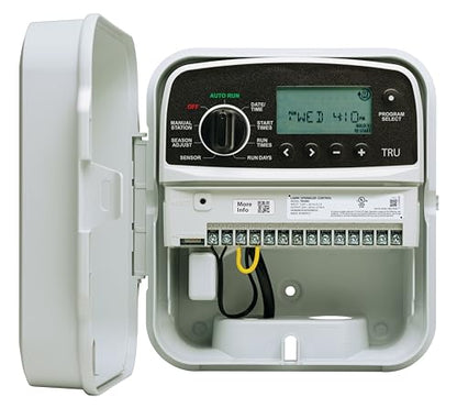 Rain Bird TRU8O Program-Based Indoor/Outdoor Irrigation Controller/Timer, WiFi Ready, 8-Zone/Station - style: Indoor/Outdoor