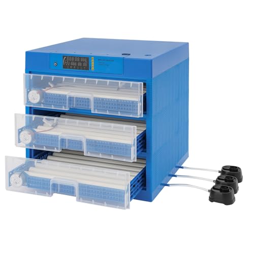 192 Eggs Incubator, Fully Automatic Egg Hatcher with LED Display & Automatic Egg Turning, Digital Poultry Hatcher for Chicken, Duck, Goose, Quail, Peacock Eggs (192) - size: 192