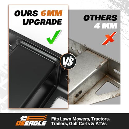Lawn Mower Hitch 2" Receiver, Trailer Hitch for Zero Turn Lawn Mower - size: 2 inch receiver