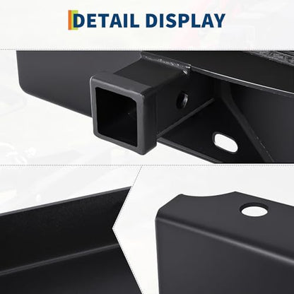 Garvee 1/4 in Thick Mini Skid Steer Receiver Hitch Mount Plate - size: mini