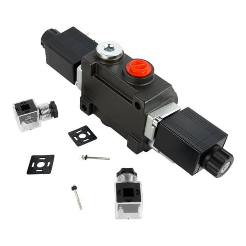 1-Spool 12V DC Hydraulic Solenoid Control Valve, 13 GPM, 3600 PSI