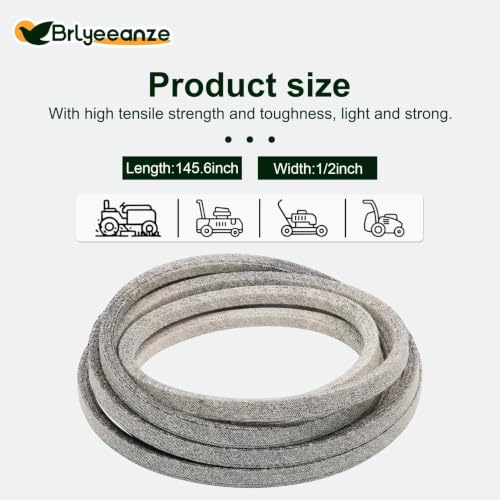 GX26422 Lawn Mower Deck Belt - size: 145.65"L x 0.512"W