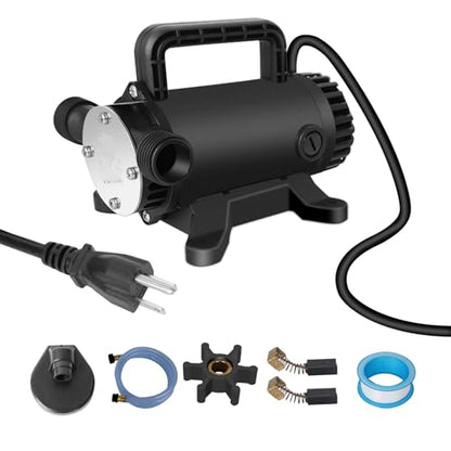 Water Pump 115V 1/10 HP 260 GPH Utility transfer Pump-Black - style: Black-NewG
