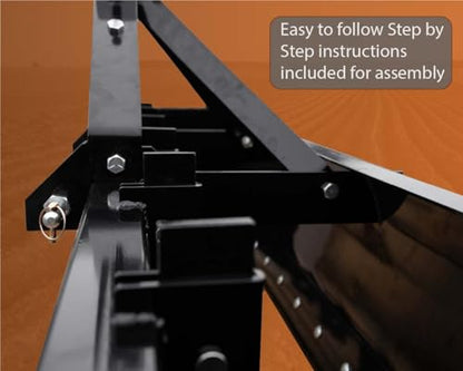 Impact Implements® 72" Box Scraper 3-Point Attachment for Cat-1 Tractors