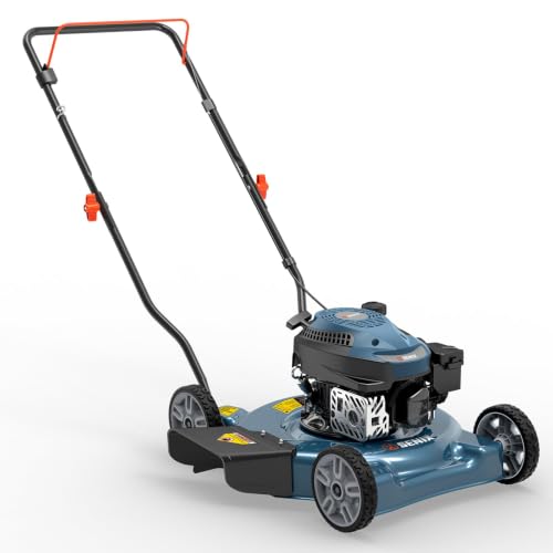 SENIX Gas Lawn Mower, 20" 144 cc Push Mower,cortadora de pasto