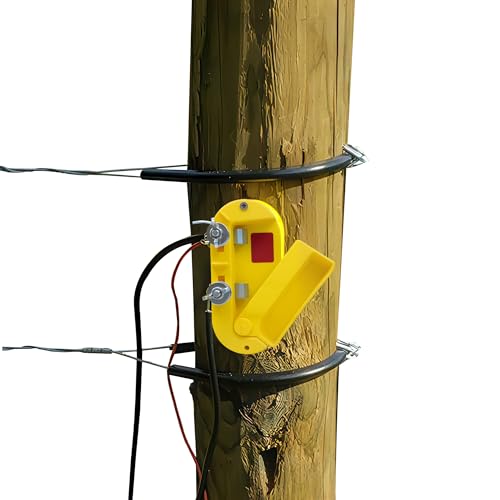 Electric Fence Cut Off Switch of Plastic Single Pole Yellow, 1PC - style: 1 Pack