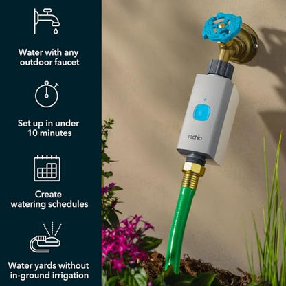 Rachio Smart Hose Timer Bundle: Faucet Timer, 2 Valves + 1 WiFi Hub - size: Smart Hose Timer (2 Valves, 1 WiFi Hub)