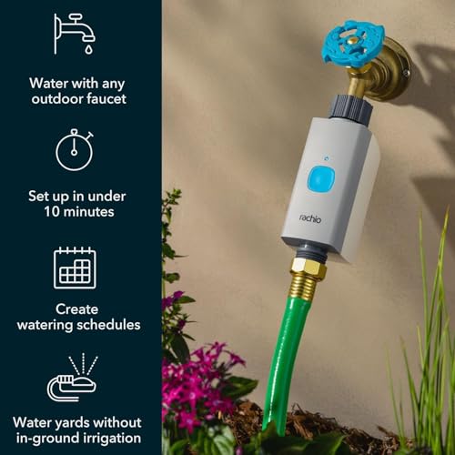 Rachio Smart Hose Timer Bundle: Faucet Timer, 2 Valves + 1 WiFi Hub - size: Smart Hose Timer (2 Valves, 1 WiFi Hub)