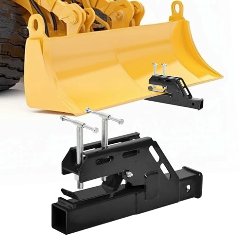 Tractor Bucket Trailer Hitch Attachments Black - color: black
