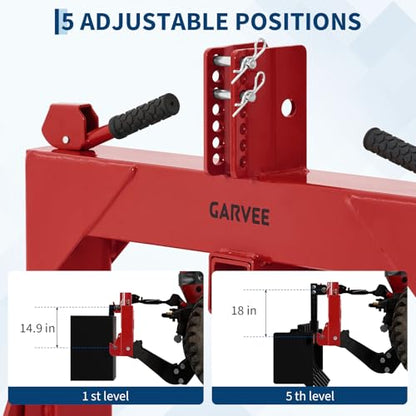 Quick Hitch Cat 1 – 3000 Lbs, 2" Receiver - color: Red