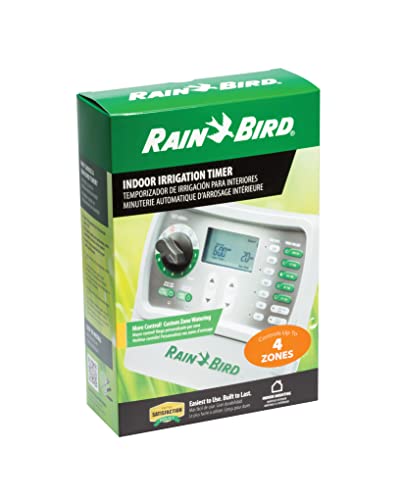 Rain Bird SST400IN Irrigation Controller, Indoor, 4-Station - size: 4-Zone, style: Indoor