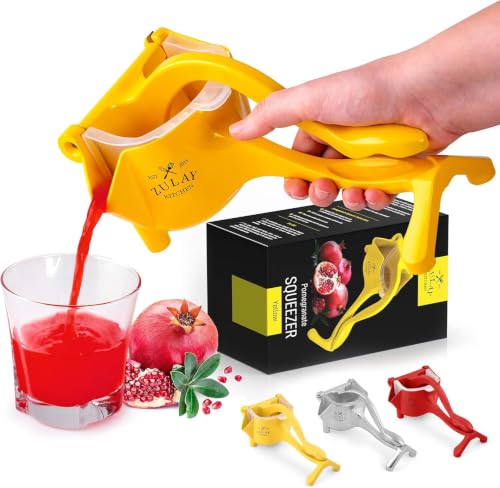 Zulay Kitchen Manual Fruit Juicer - color: Yellow