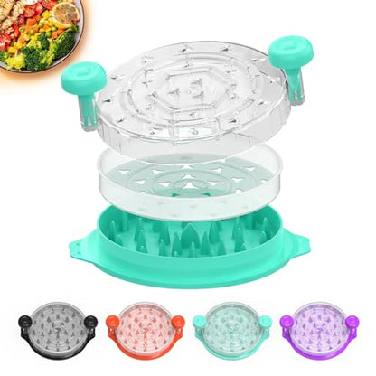TQRR 10'' Pro Chicken Shredder Tool Twist Large, Meat Grinder for Kitchen - color: Mint