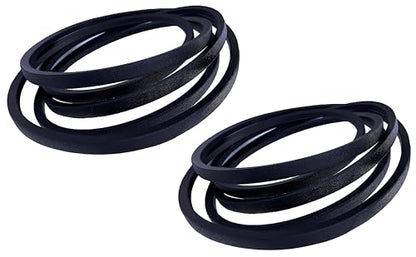 2 Pack 954-04070 954-04070A Lawn Mower Tiller Drive Belt for MTD Troy-Bilt 1128 1128-1 GW-1128 9245 GW-9245 754-04070 754-04070A (1/2" X 22") - color: 1/2" X 22"