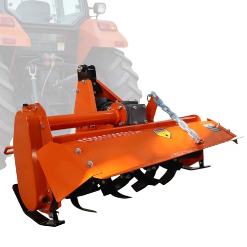 3 Point Rotary Tiller Attachment, Fits Cat 1 Tractors - size: 42 Inch