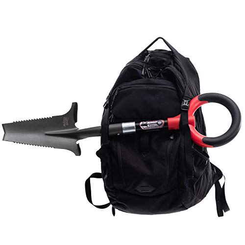 Root Slayer 22411 Mini Digger Garden Shovel, Serrated Blade, Red - color: Red, size: Small