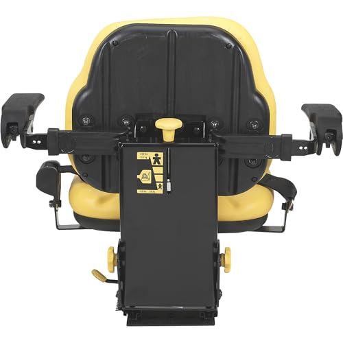 A & I Products Big Boy Suspension Tractor Seat - Yellow, Model Number BBS108YL