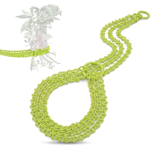 Brush Grubber Heavy Duty Shrub Clump Tree Log Metal Chain Grubber Tool, Use with ATVs and UTVs, Green