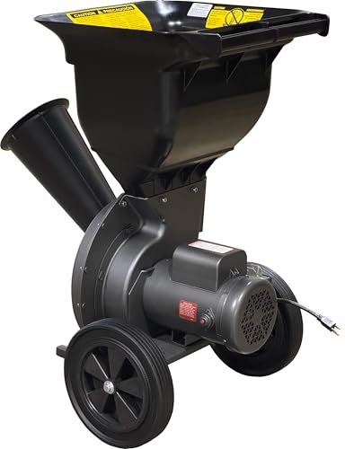 Patriot Products CSV-2515 1.5 HP Corded Electric Wood Chipper Leaf Shredder
