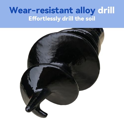 Auger Pilot Tip Replacement, 1-7/8" Shank for 6-24" Post Hole Diggers