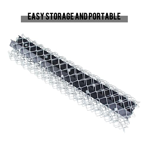 4' x 5' Drag Harrow, Chain Harrow for Optimal Landscape Leveling, Sod Prepping and Seeding in Garden, Farm and Field, Chain Drag Harrow for ATV, UTV Tractor attachments and Other Vehicles