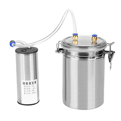 Yosoo Electric 2L 1/2 Gal Cow Electric Milking Machine Portable Impulse Sheep Goat Milking Device Machine Vacuum Pump Bucket Milker Double Head for Farm Household Milk(US Plug, Cow use)