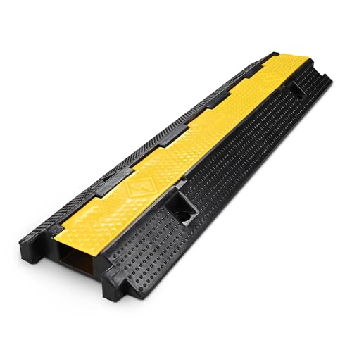 Yescom Cable Ramp Protector 1 Channel Garden Hose Protecitive 22000 Lbs - size: 2.4"H - 1 Channel