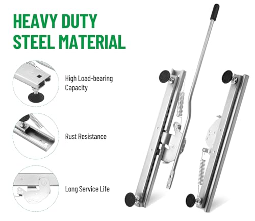 Dual Locking Ball Bearing Seat Sliders - color: Silver-Gray