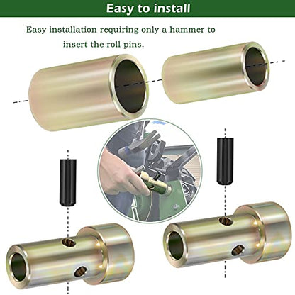 Quick Hitch Adapter Bushings Kit TK95029 for Category 1 3-Point Hitch Tractors