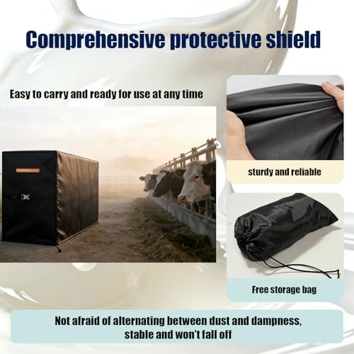 Milking Machine Cover for Cows and Goats, 35.4”x15.8”x35.8”
