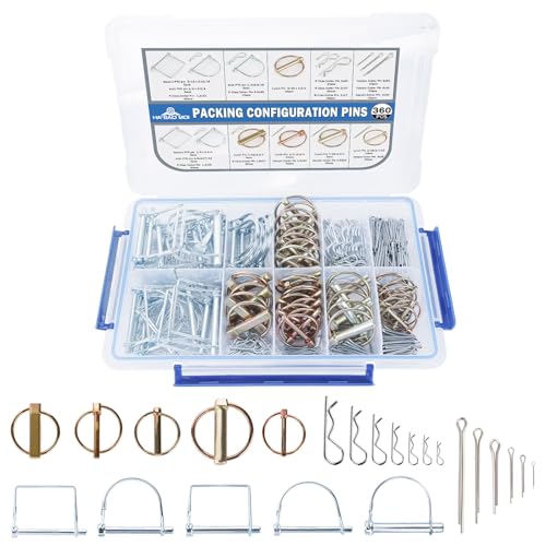360Pcs Heavy Duty Pin ,3 Point Accessories Assortment Kit - style: 360PCS
