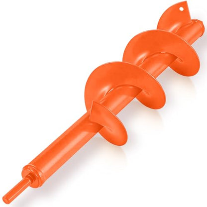 4 x 16'' Heavy Duty Auger Drill Bit for Planting (Orange) - color: Orange